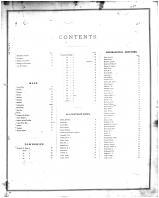 Table of Contents, Jefferson County 1876